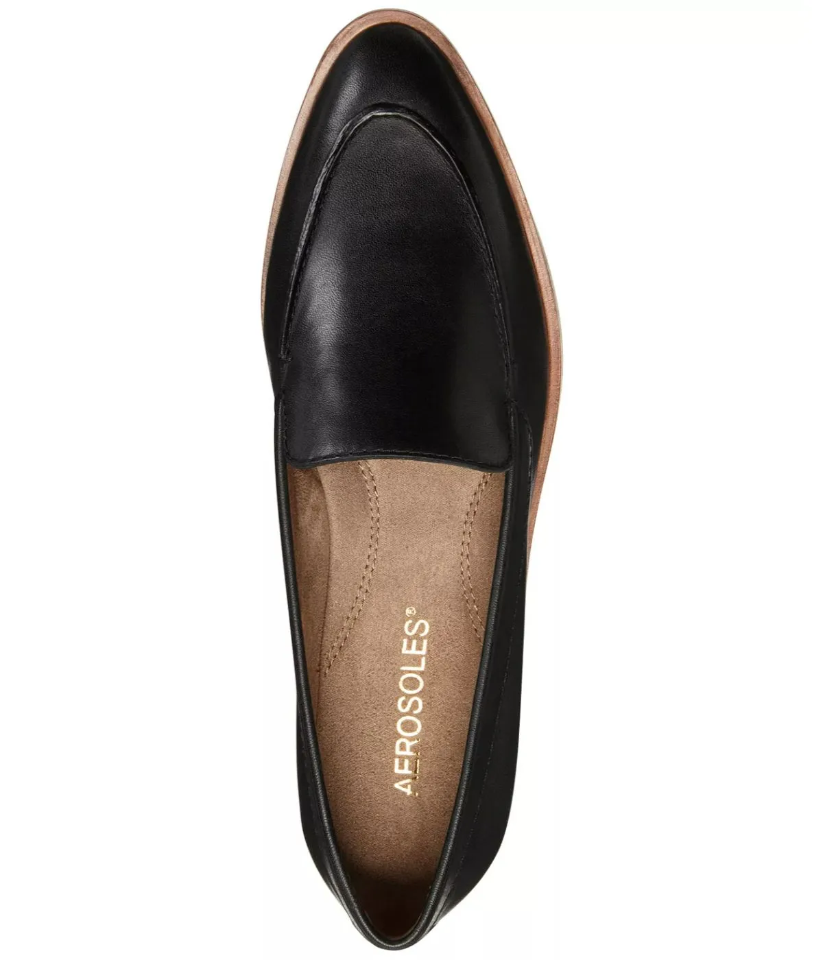 Aerosoles East Side Loafer Black Leather