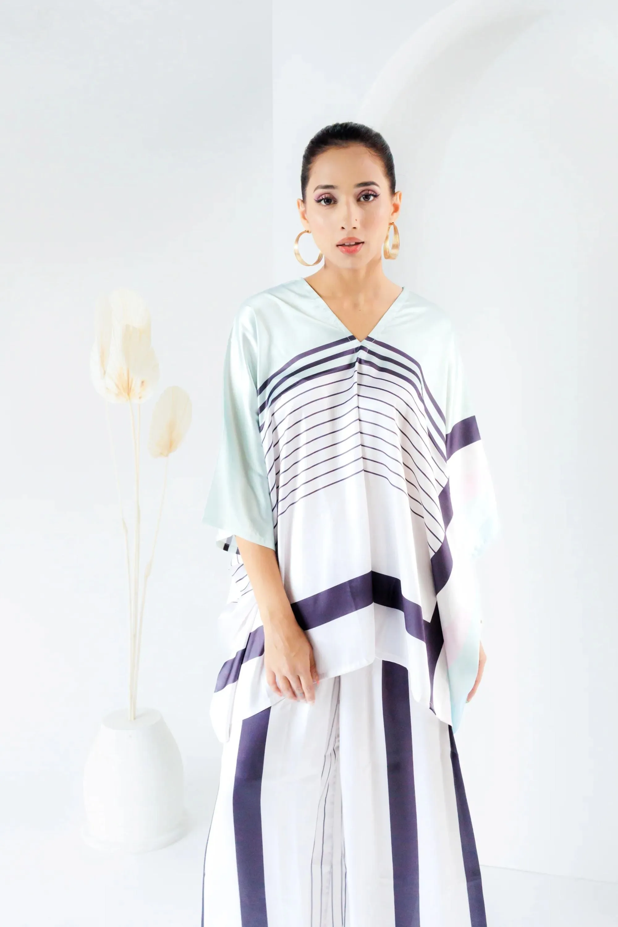 Airy Elegance Kaftan Coord Set