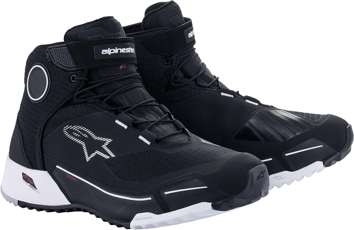 ALPINESTARS CR-X Drystar? Shoes - Black/White - US 13 2611820113