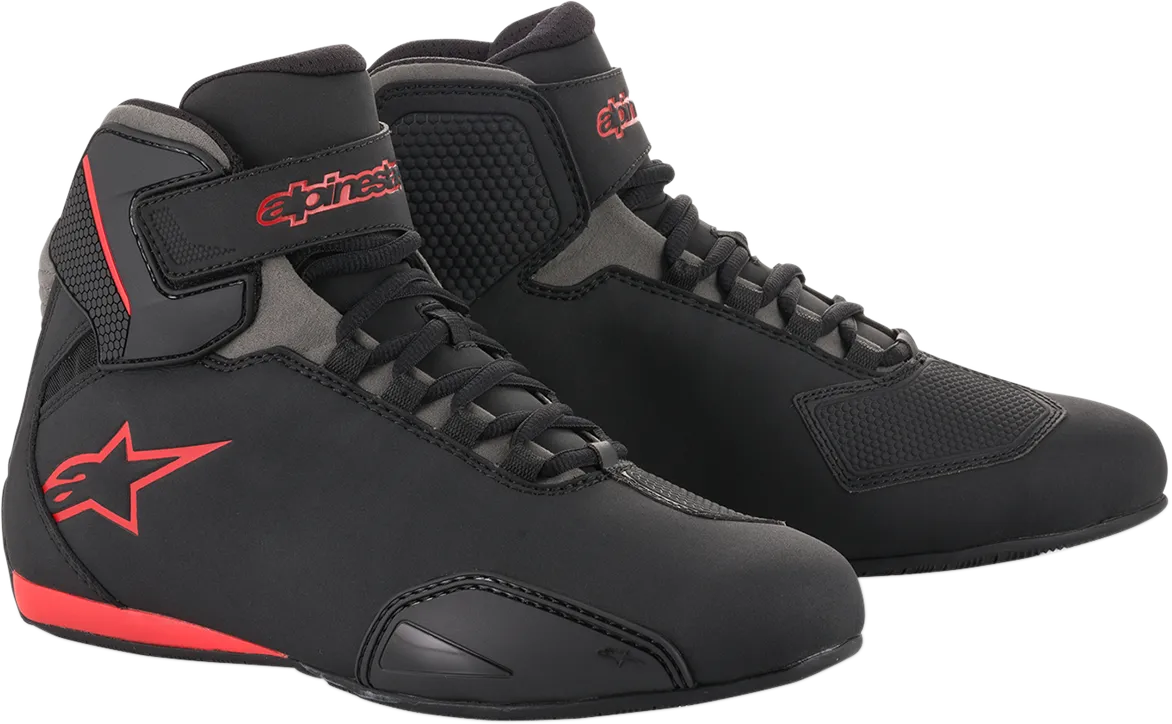 ALPINESTARS Sektor Shoes - Black/Gray/Red - US 8 25155181318