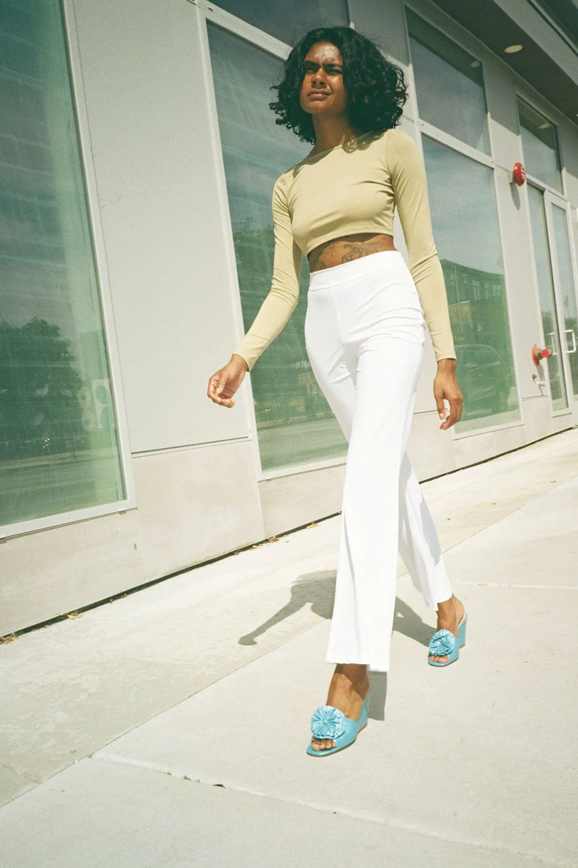 Aqua Flor Wedge