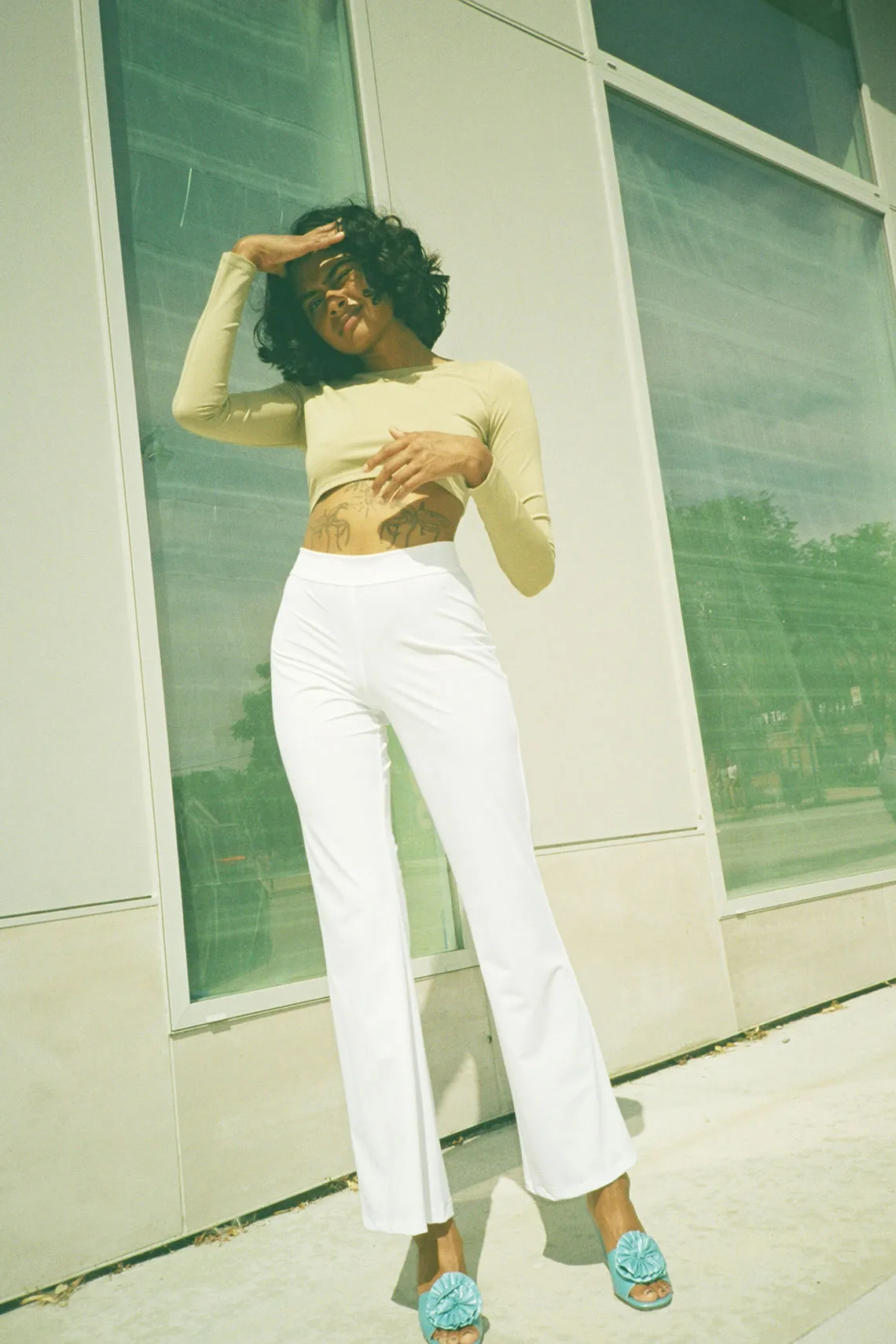 Aqua Flor Wedge