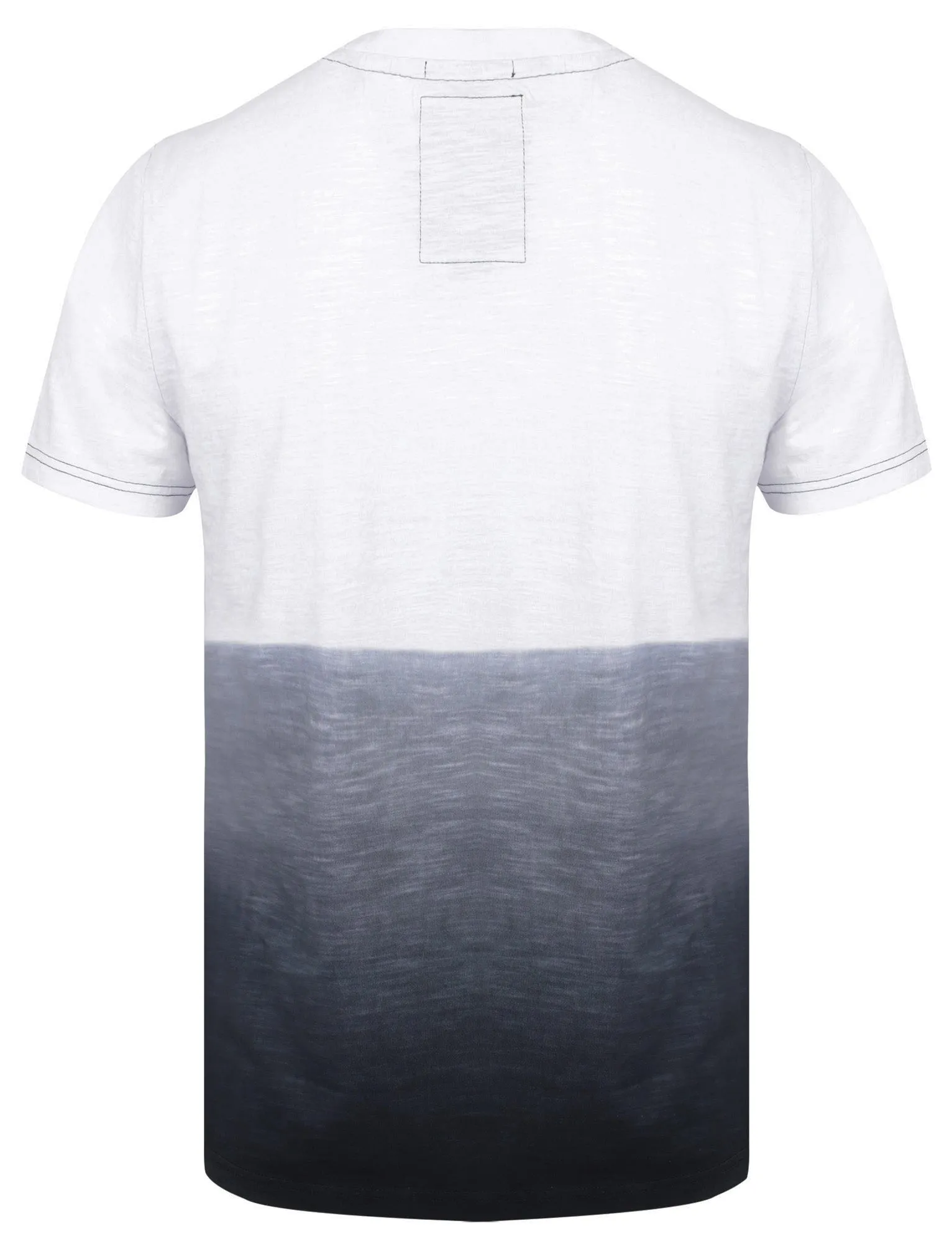 Authentic Motif Dip Dye Cotton Slub T-Shirt In Dark Navy - Tokyo Laundry