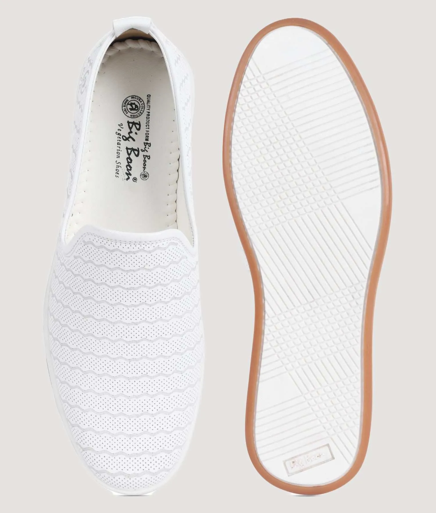 Big Boon Men Woven Design Slip-On Loafer