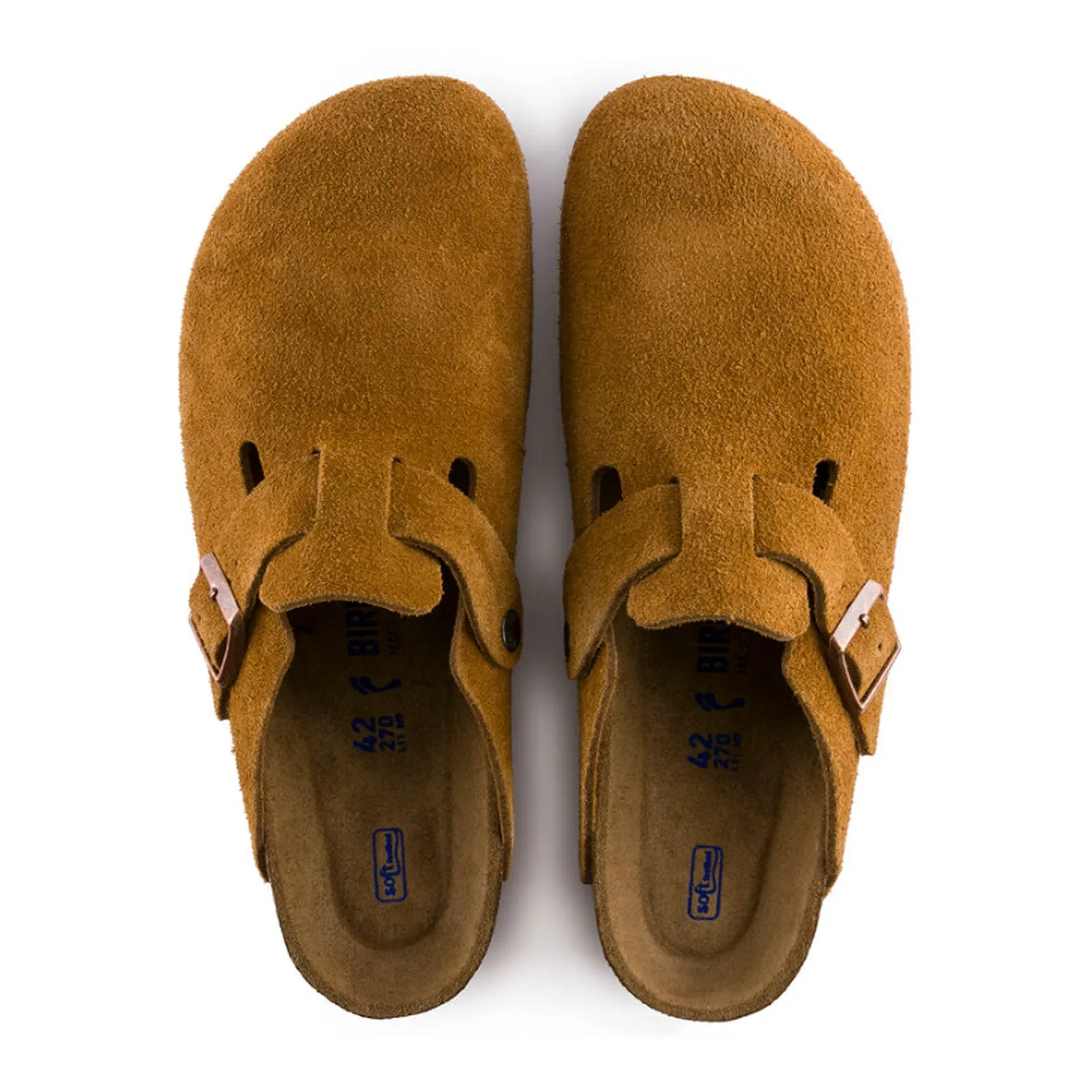 Birkenstock Boston Soft Footbed Clog (Men) - Mink Suede