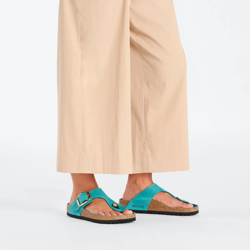 Birkenstock Gizeh Big Buckle Oiled Leather - Biscay Bay