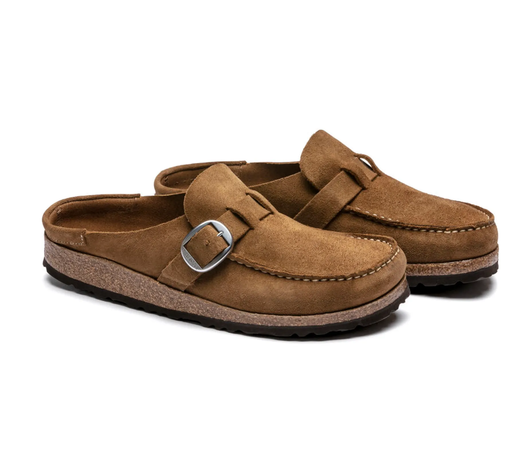 Birkenstocks Buckley Suede Leather - Tea