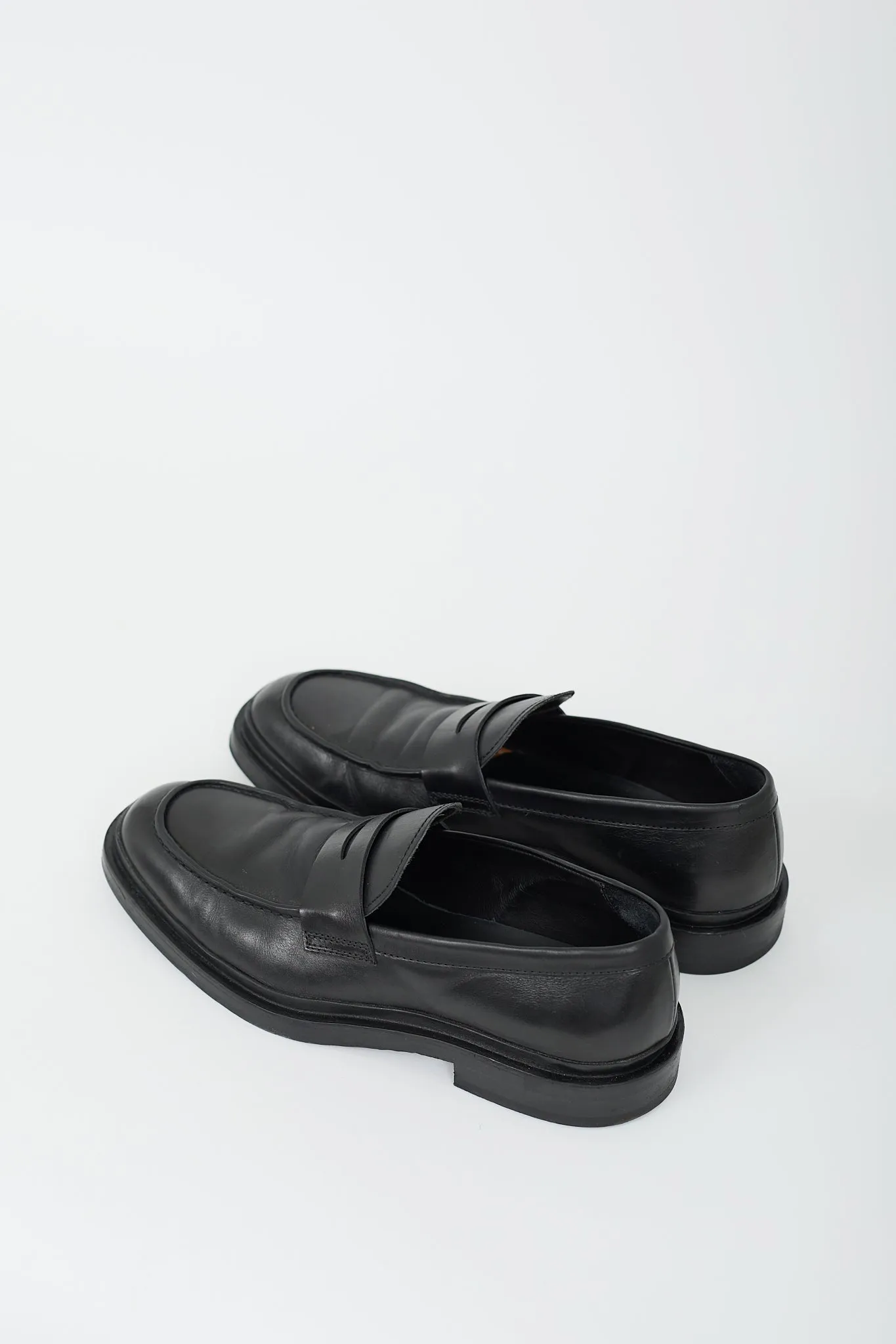 Black Leather Concrete 009 Loafer