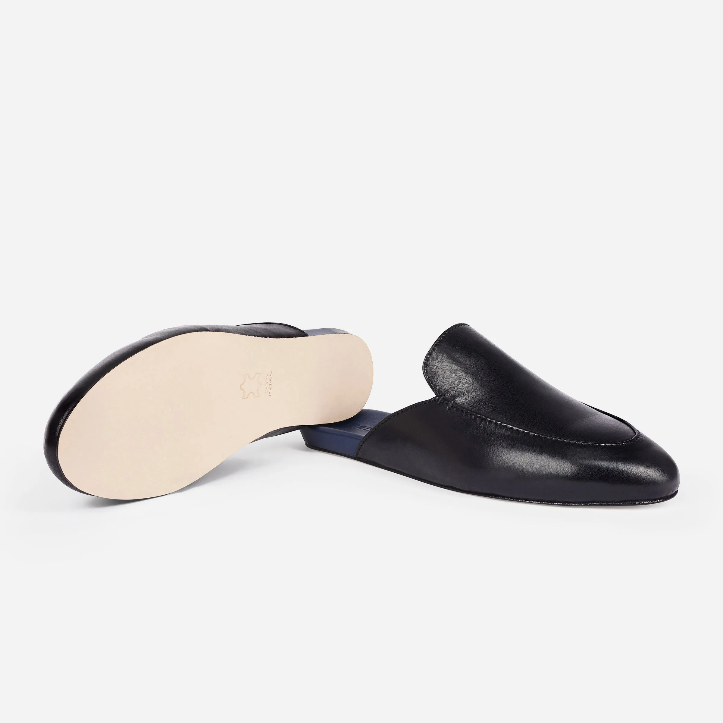 Black Leather Loafer