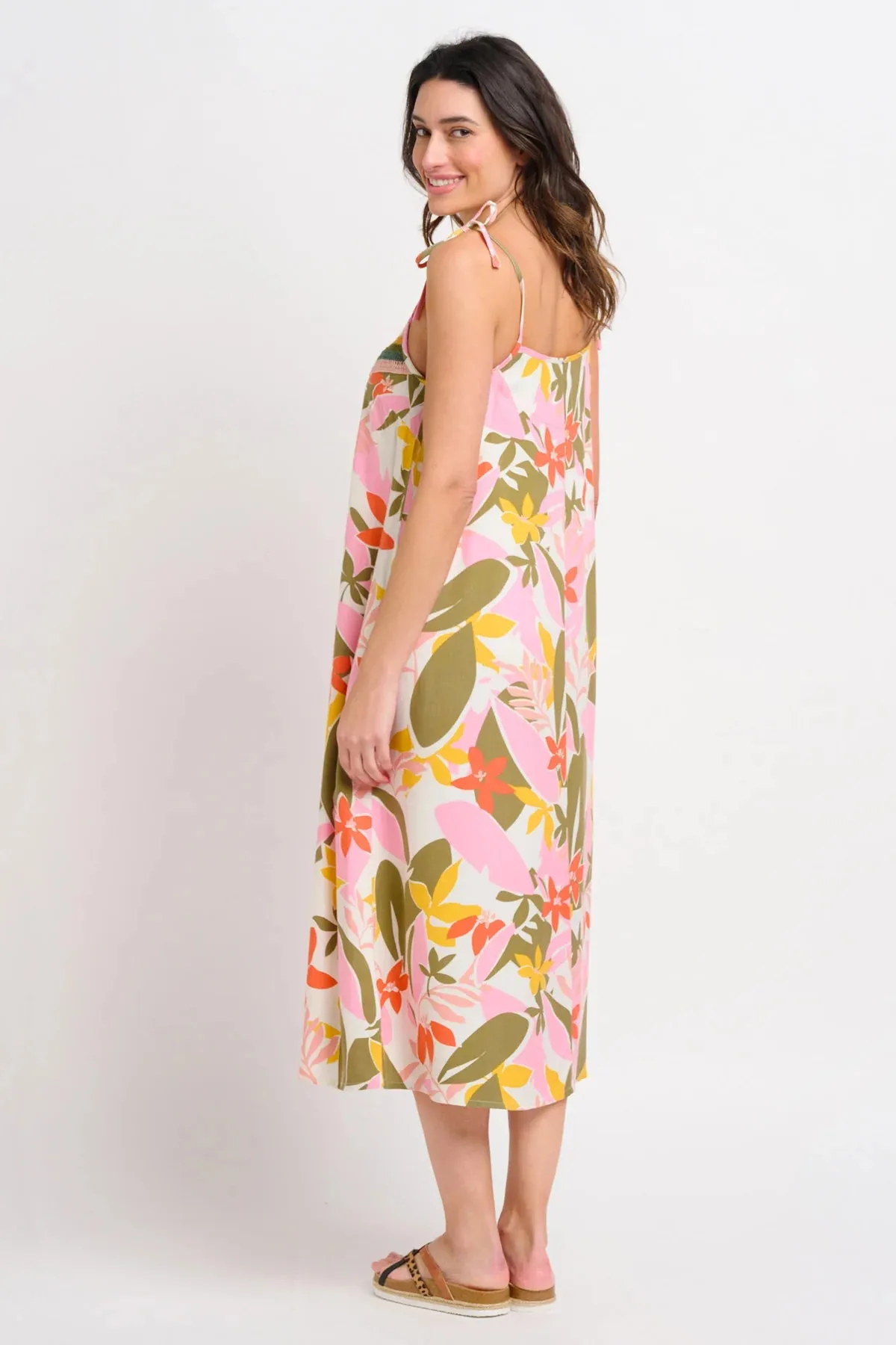 Brakeburn - Tropical Palm Dress