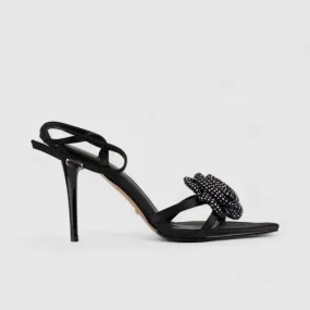Bulbul Stiletto Heel Sandal Black CAR5030