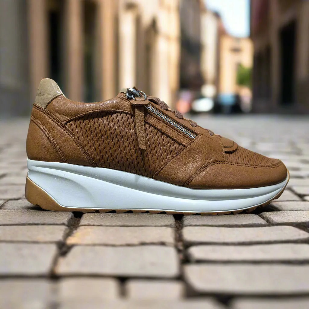 Carmela Women’s Perforated Leather Sneakers – Style 16070901 Size UK 6.5 / EU 40 / US 9