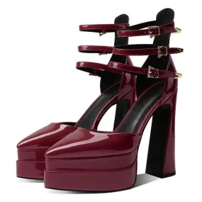 Chic Waterproof High Heel Sandals for Women with Elegant Pointed Design