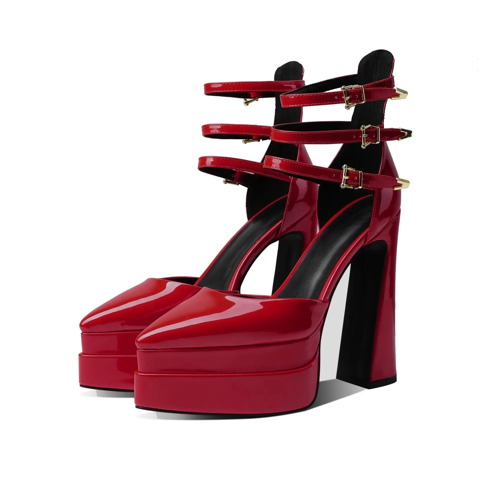 Chic Waterproof High Heel Sandals for Women with Elegant Pointed Design