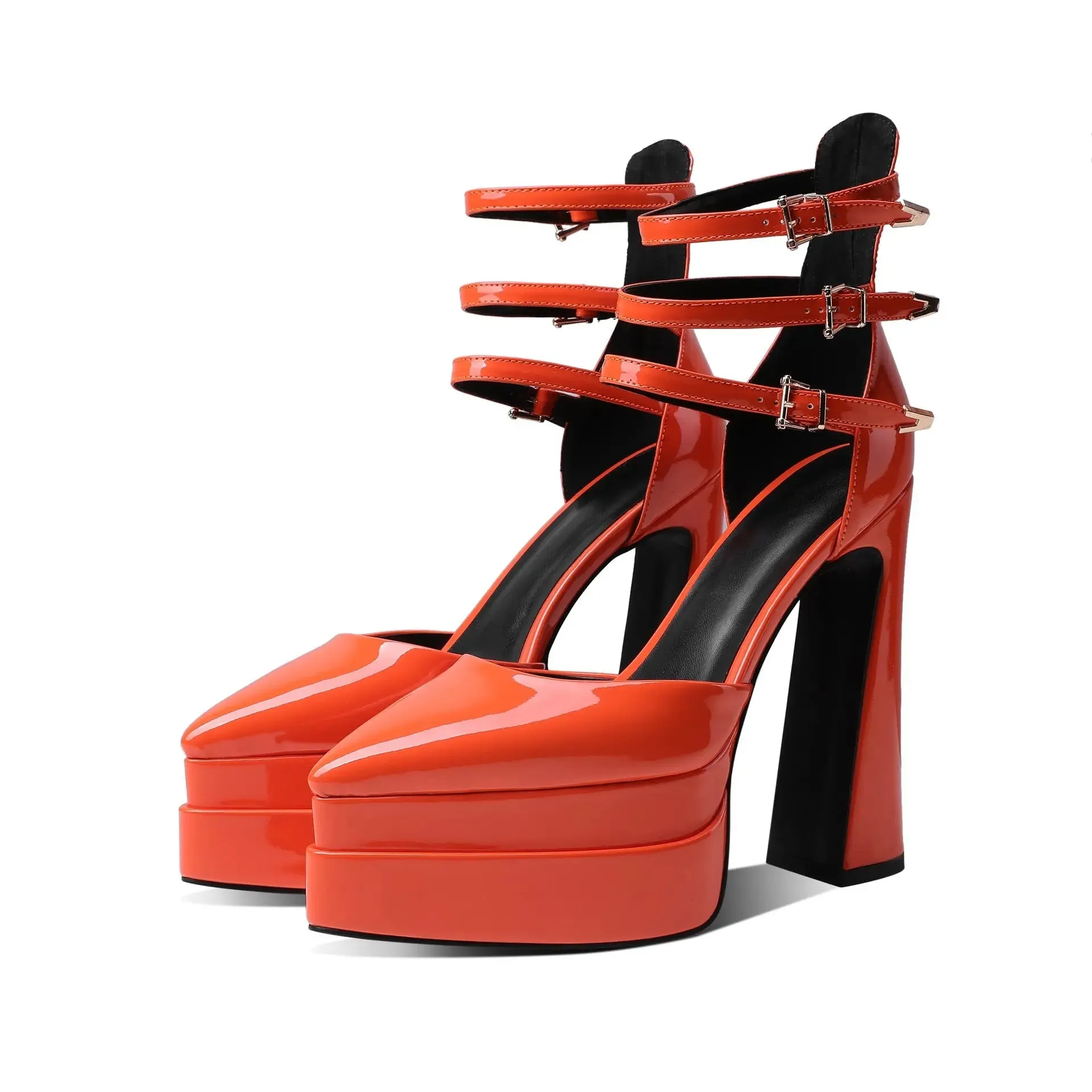 Chic Waterproof High Heel Sandals for Women with Elegant Pointed Design