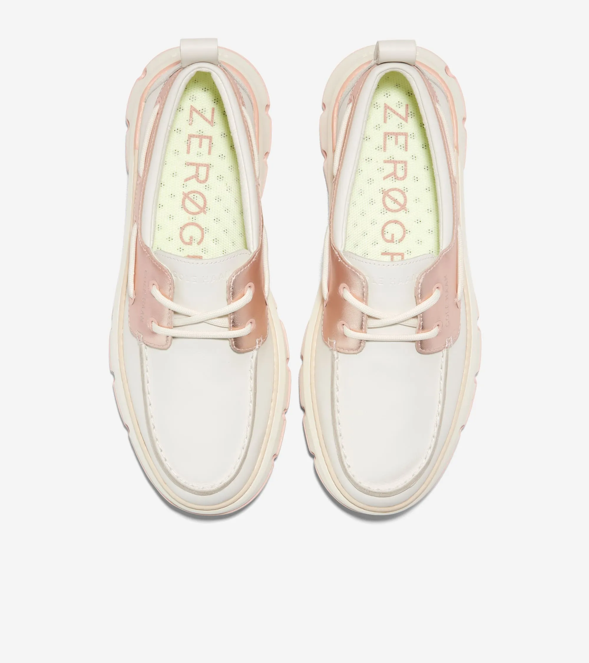 Cole Haan 4.Zerogrand Regatta Ivory/Rosewater Slip On Low Top Flat Sneakers
