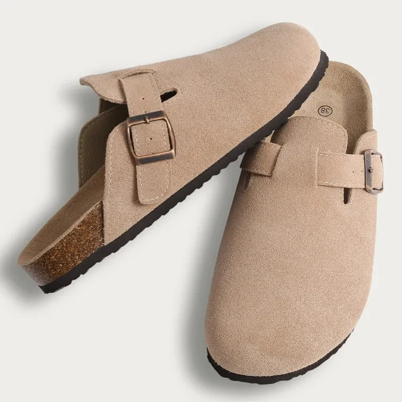 ComfyCork Suede Sandals : Stylishly Comfortable