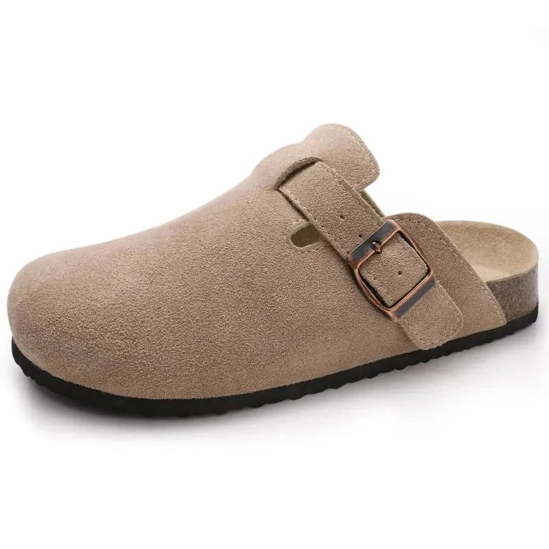 ComfyCork Suede Sandals : Stylishly Comfortable
