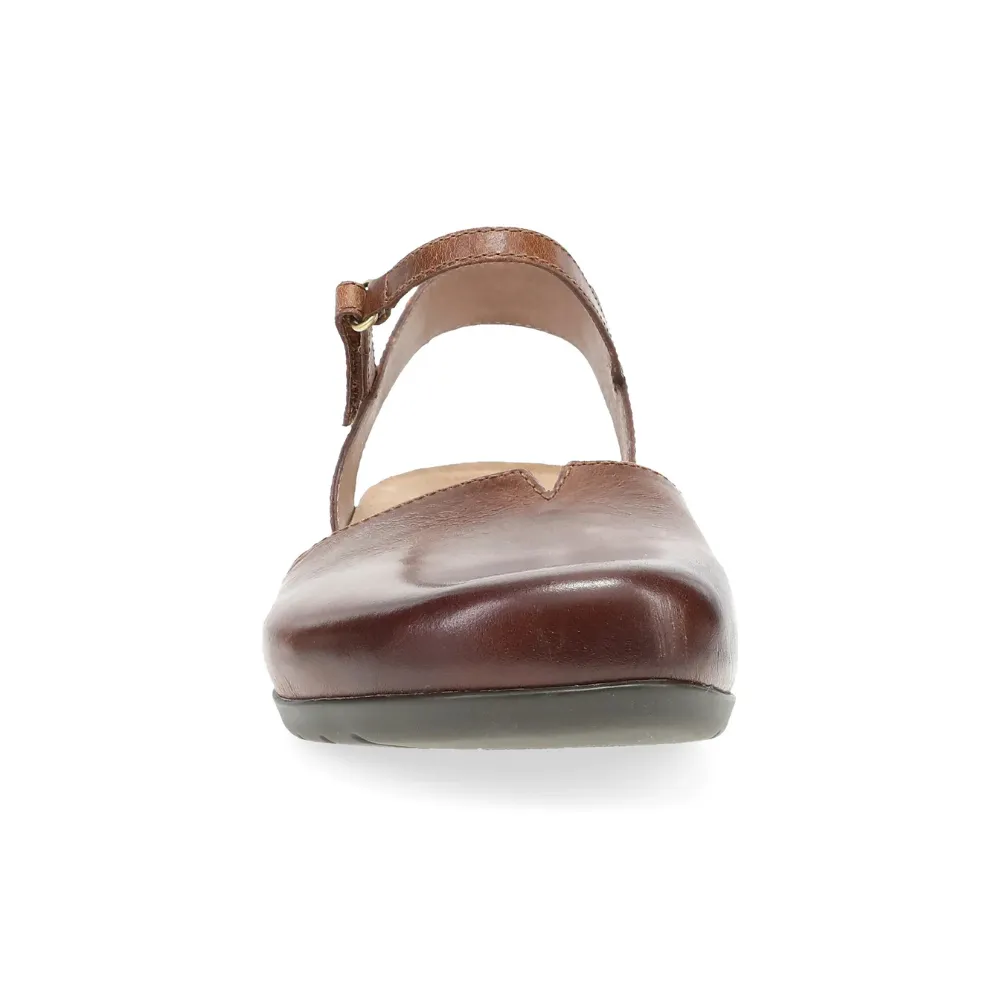 Dansko Rowan Tan Waxy Burnished Mary Jane (Women's)