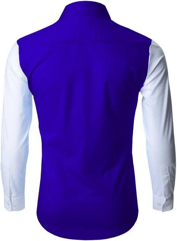 DLM color block navy shirt