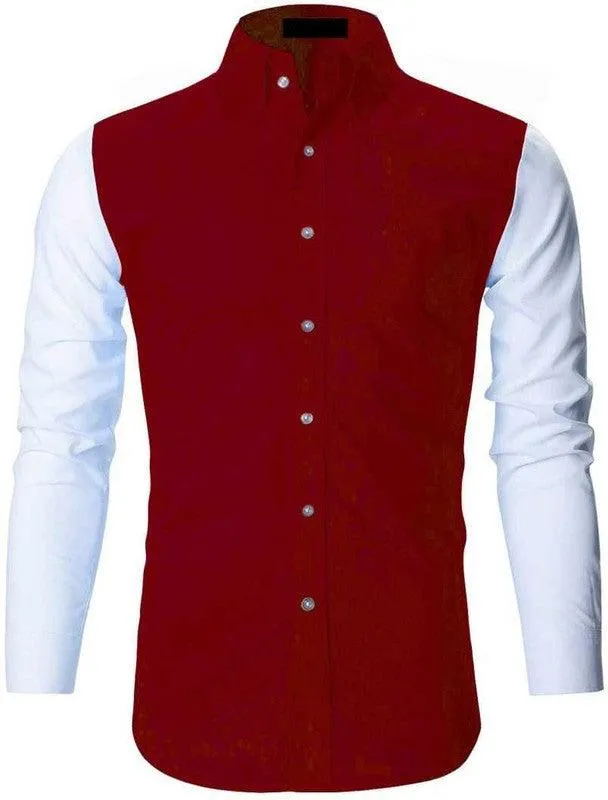 DLM color block navy shirt