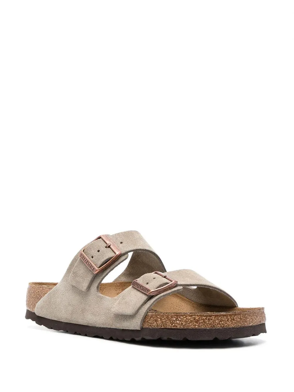 Double-Buckle Open-Toe Sandals