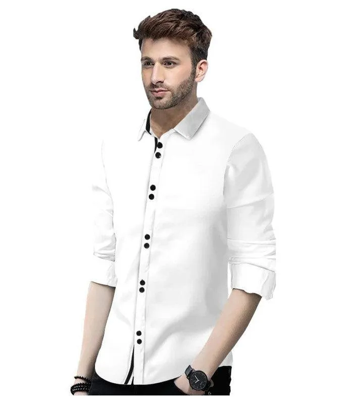Double button White shirt