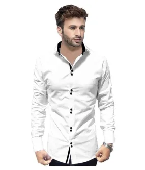 Double button White shirt