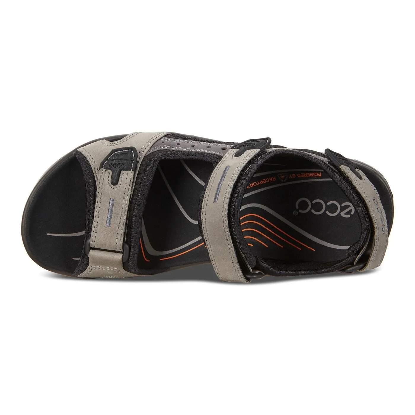 Ecco Men's Offroad Sandals- Tarmac/ Moon Rock