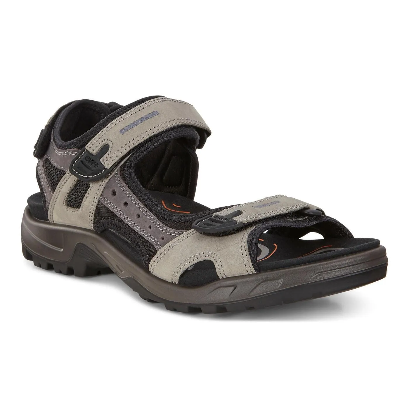 Ecco Men's Offroad Sandals- Tarmac/ Moon Rock