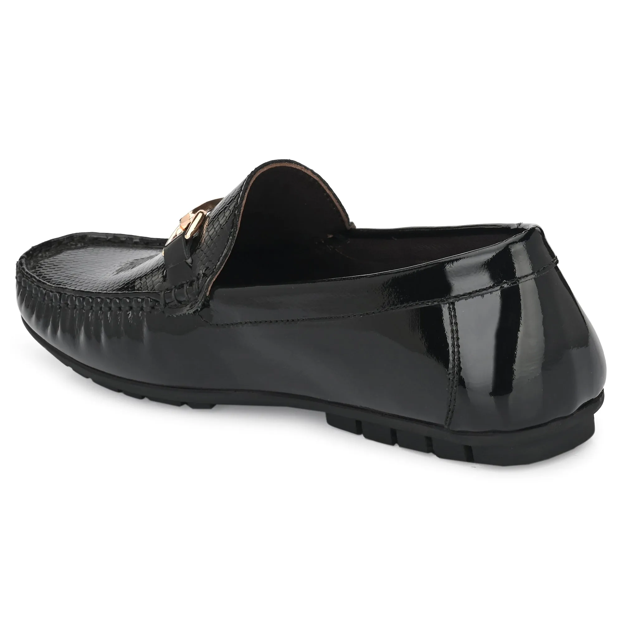 Egoss Buckled Slip On Loafers For Men