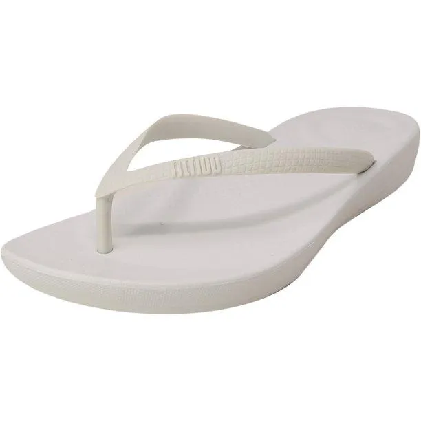 FitFlop Women's Ergonomic Flip Flops- Urban White