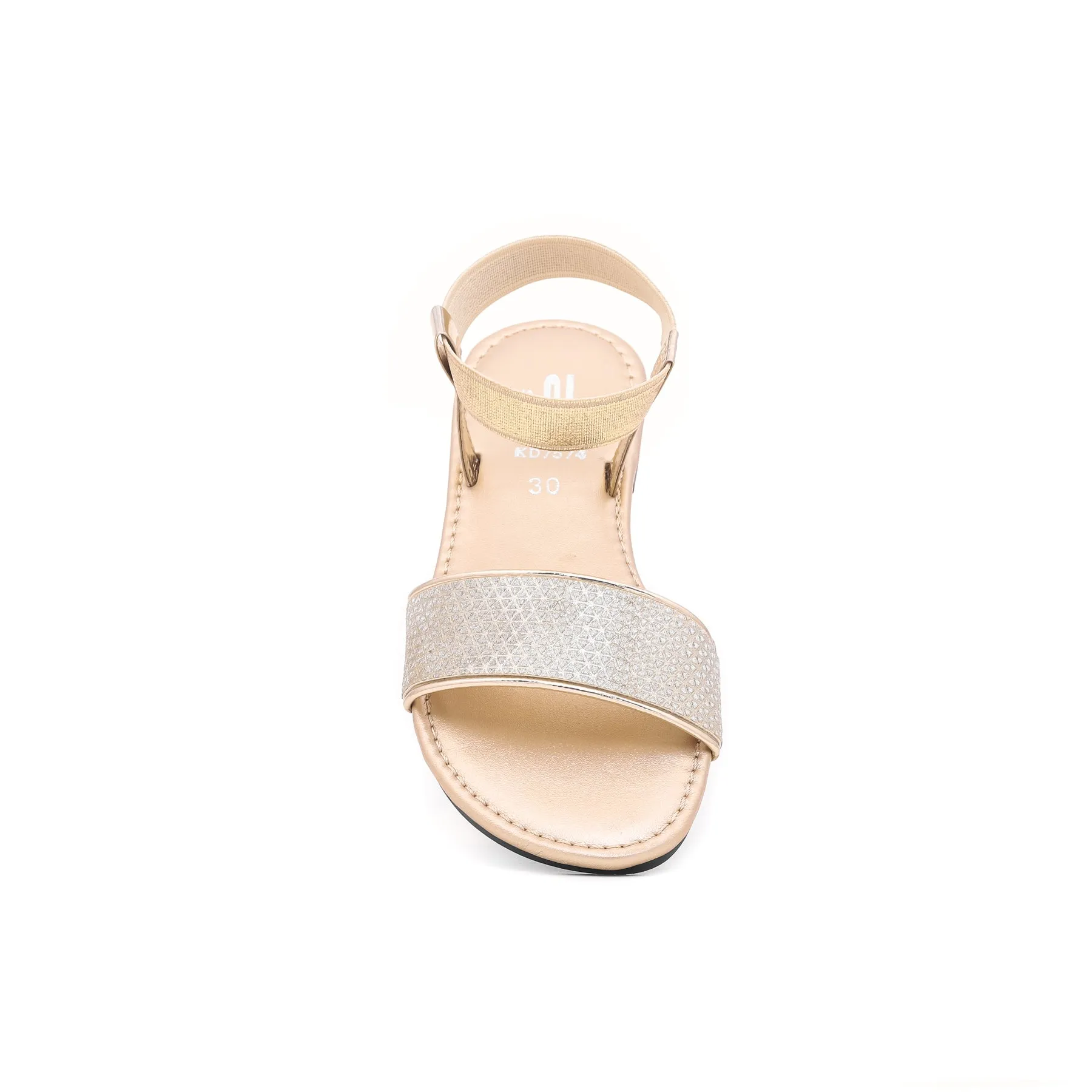 Girls Golden Casual Sandal KD7574