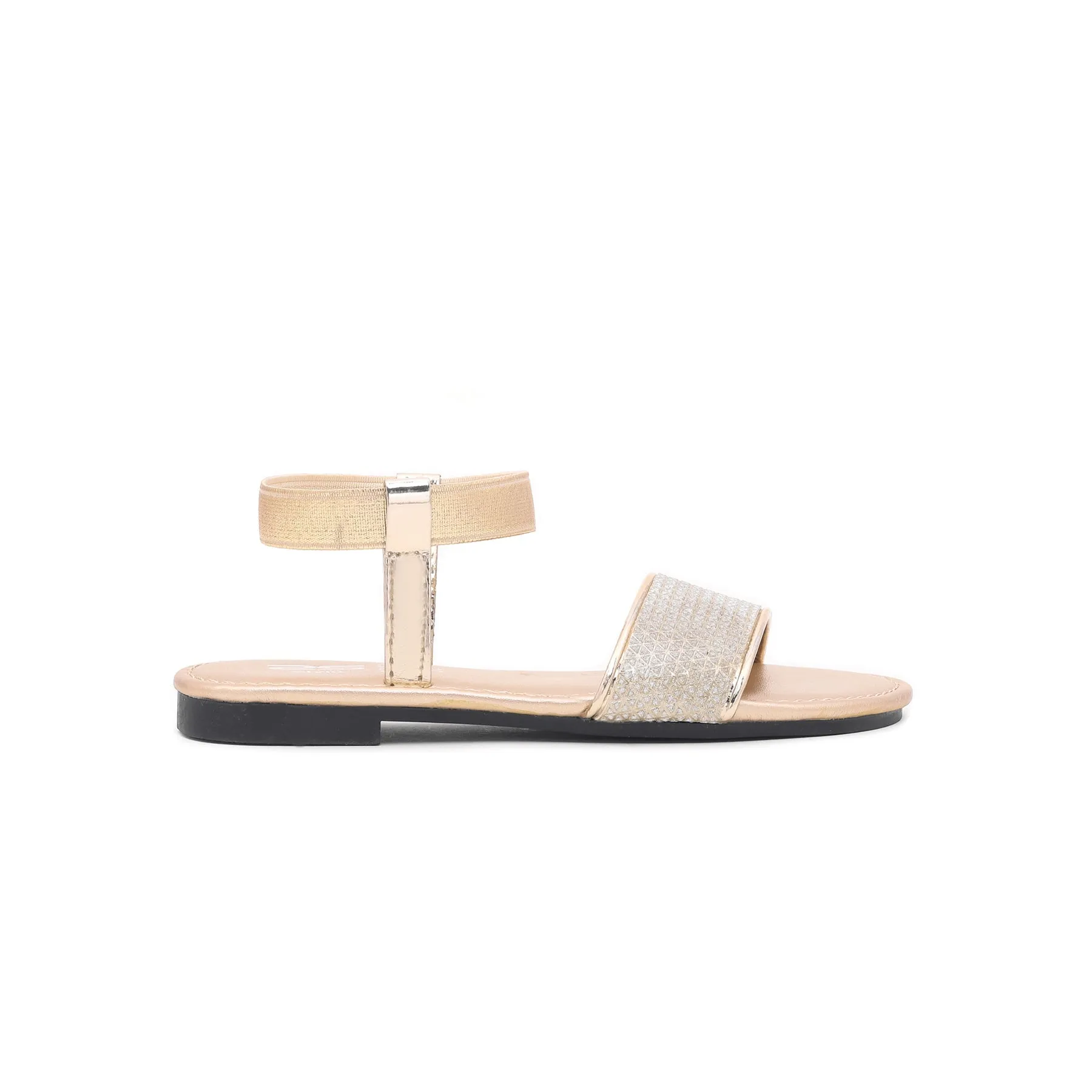 Girls Golden Casual Sandal KD7574
