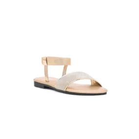 Girls Golden Casual Sandal KD7574