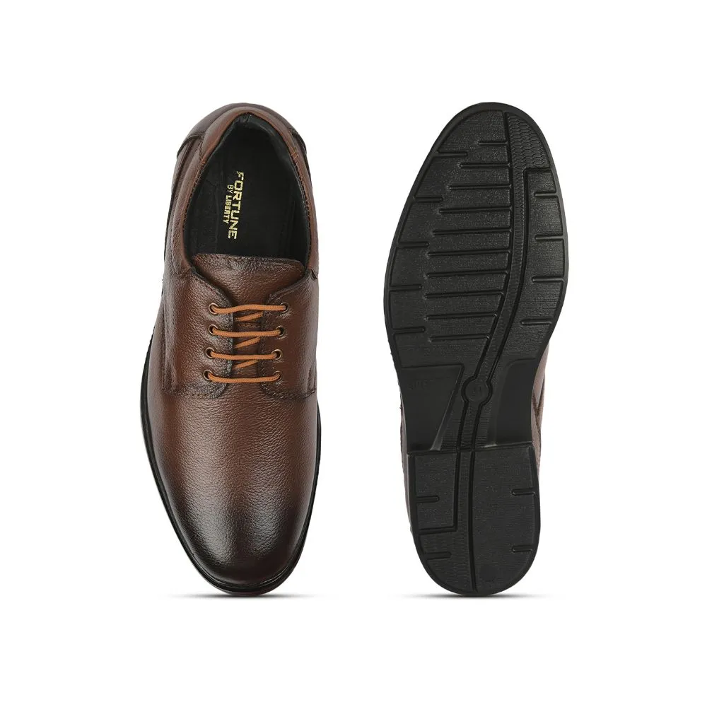 Healers Formal (Tan) Lacing Shoes For Men SSL-190 By Liberty
