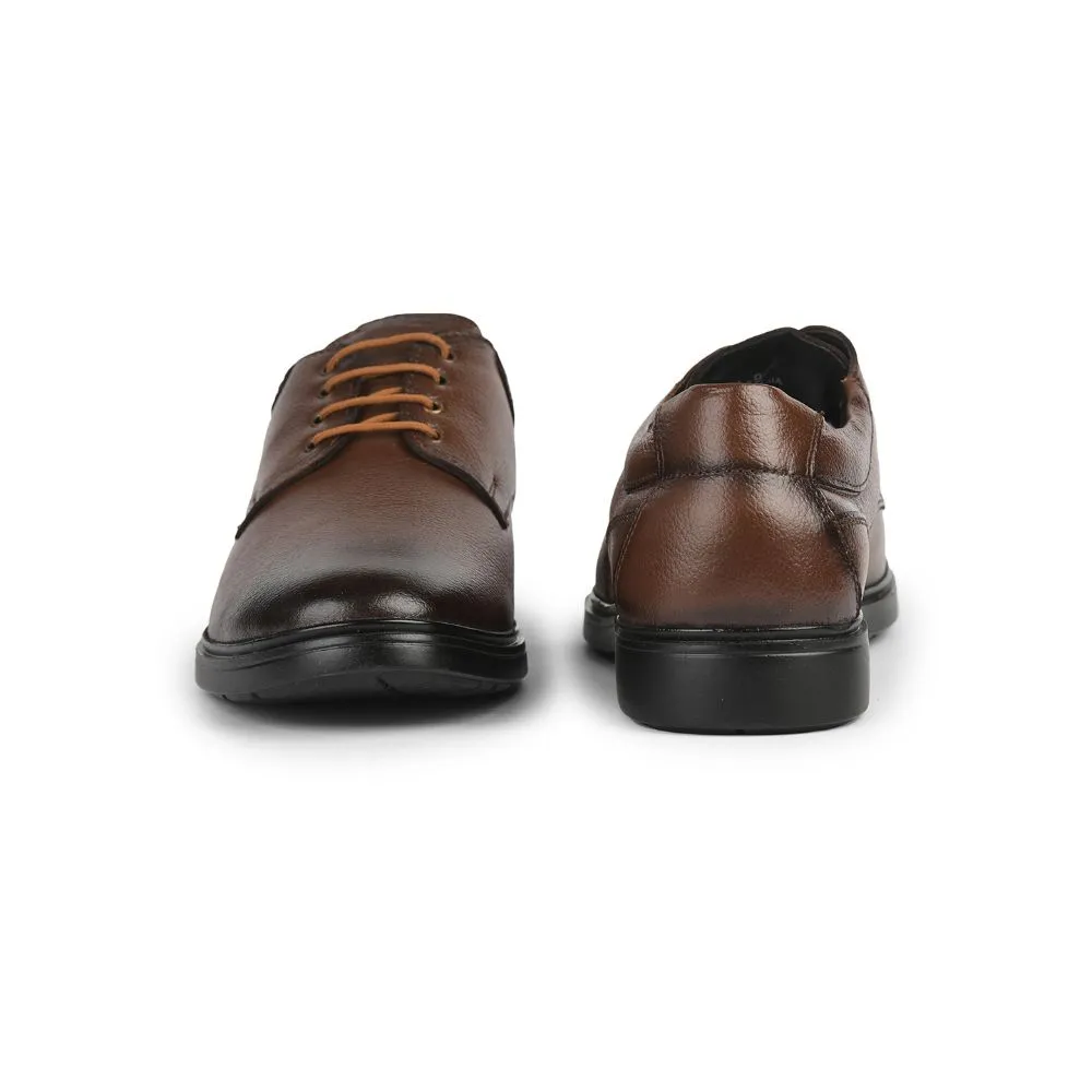 Healers Formal (Tan) Lacing Shoes For Men SSL-190 By Liberty
