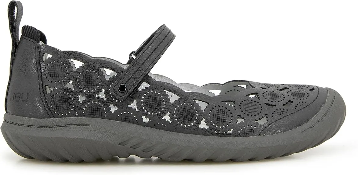 JBU Women's Anne Mary Janes- Black