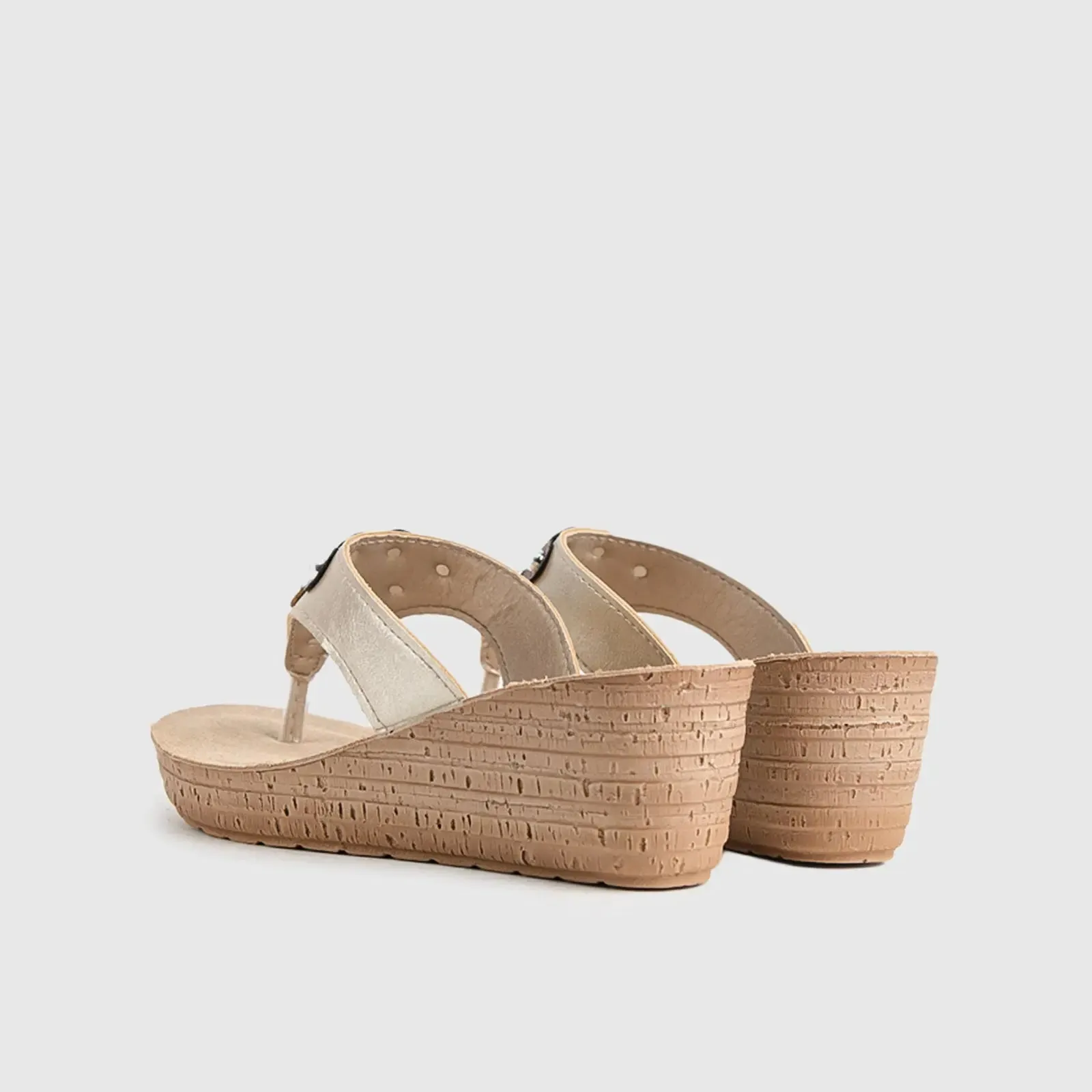 Ladies Comfort Sandals GM038 Pewter