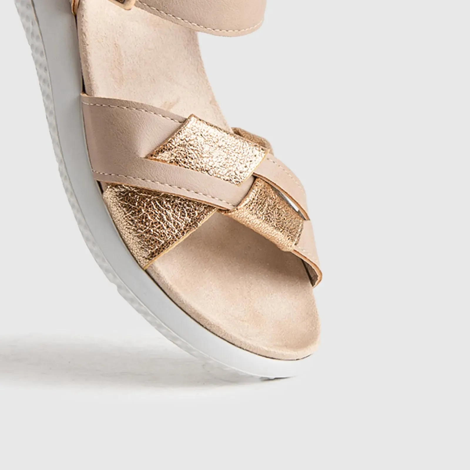 Ladies Comfort Sandals TT013 Beige
