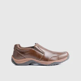 Logan Comfort Slip Ons Tan  00863