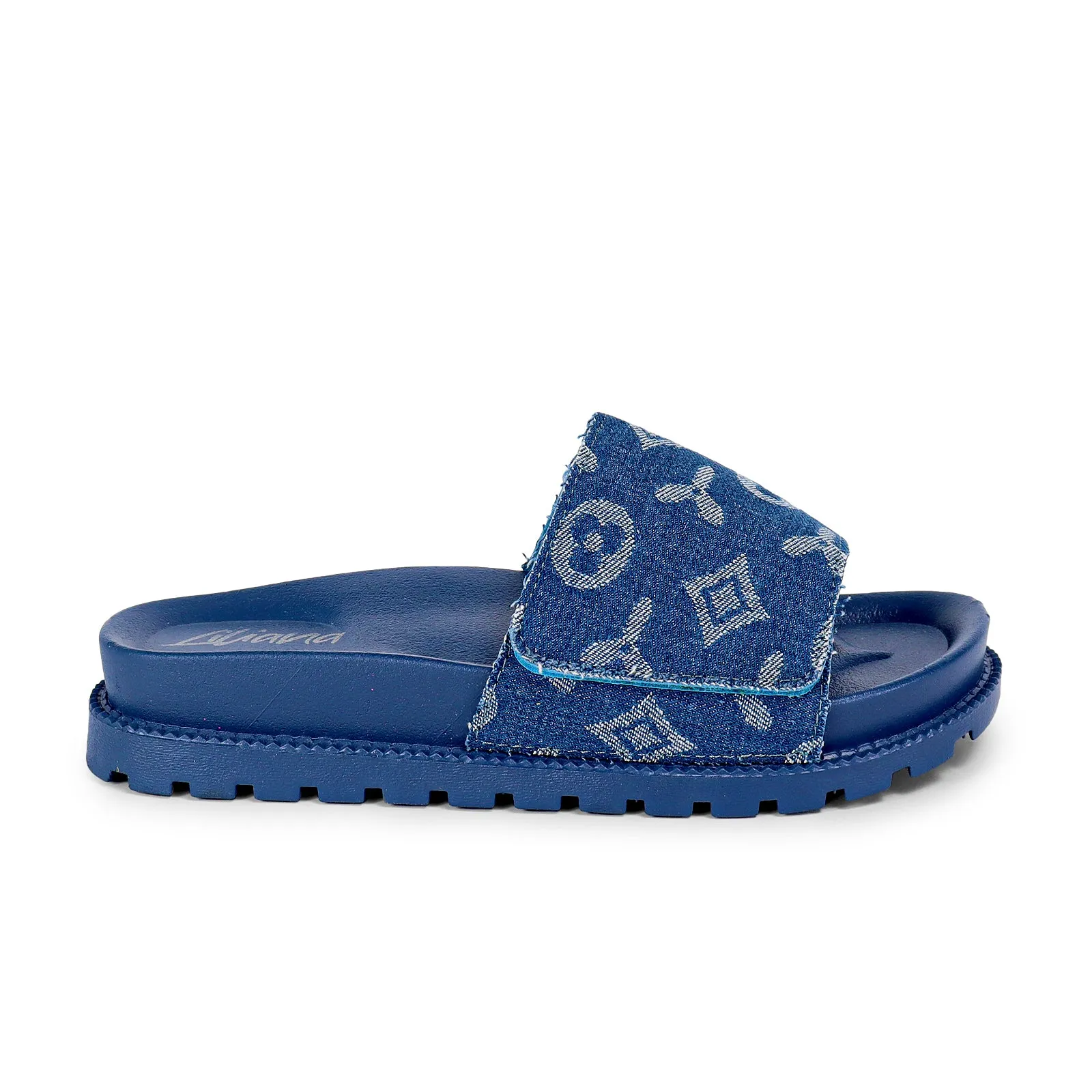 MARX-1 Denim Blue Denim Print Vamp
