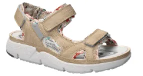 Mephisto All Rounder Women's Its Me Sandals- Space/Sand Metallic