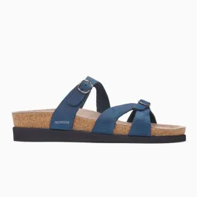 Mephisto Women's Hannel Sandals- Navy