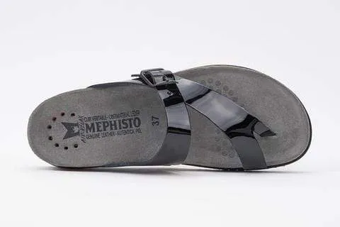 Mephisto Women's Helen Sandals- Black Patent