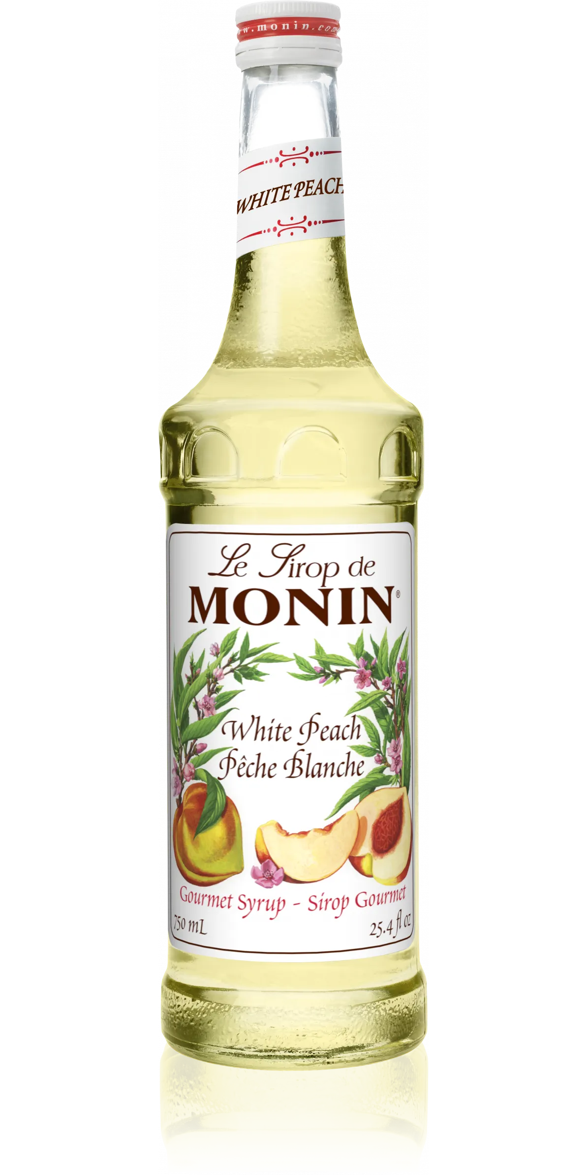 Monin White Peach Syrup