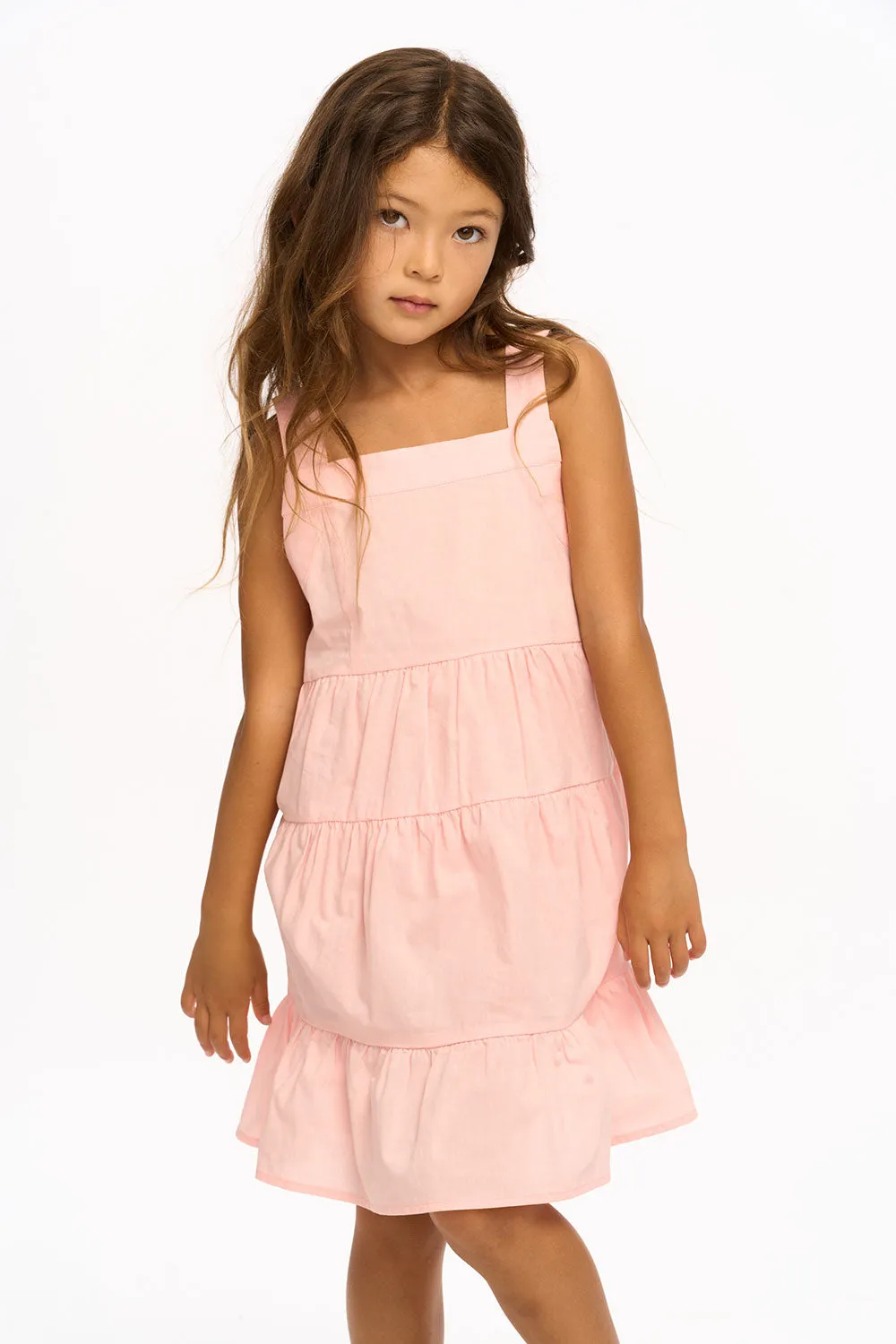 Nova Cotton Poplin Tank Dress - English Rose