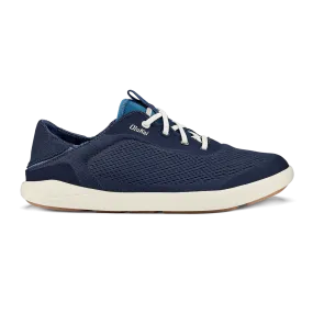 OluKai Men's Moku Pae Slip Ons- Trench Blue/Off White