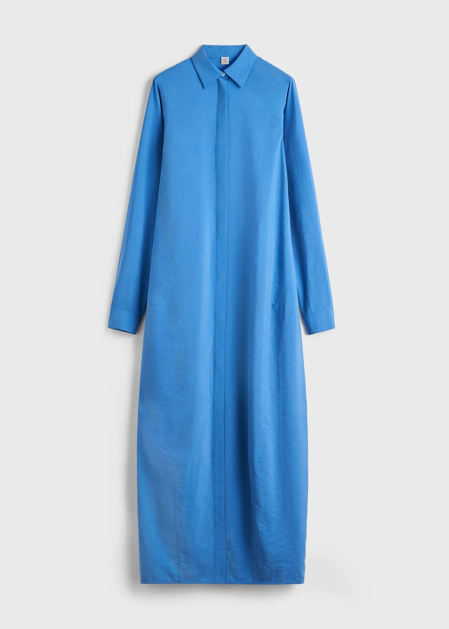 Parachute shirtdress cobalt