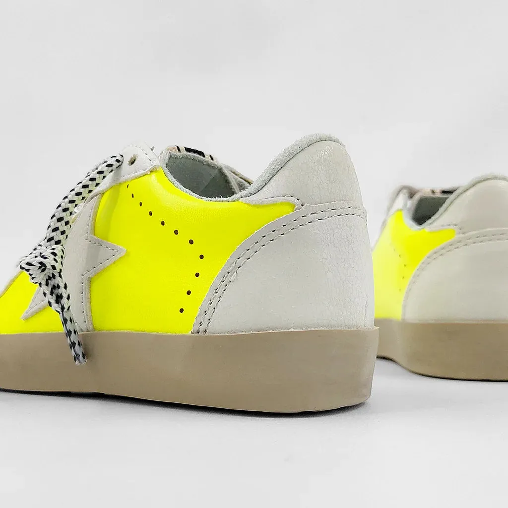 Paz Sneakers Mommy   Me (neon yellow)